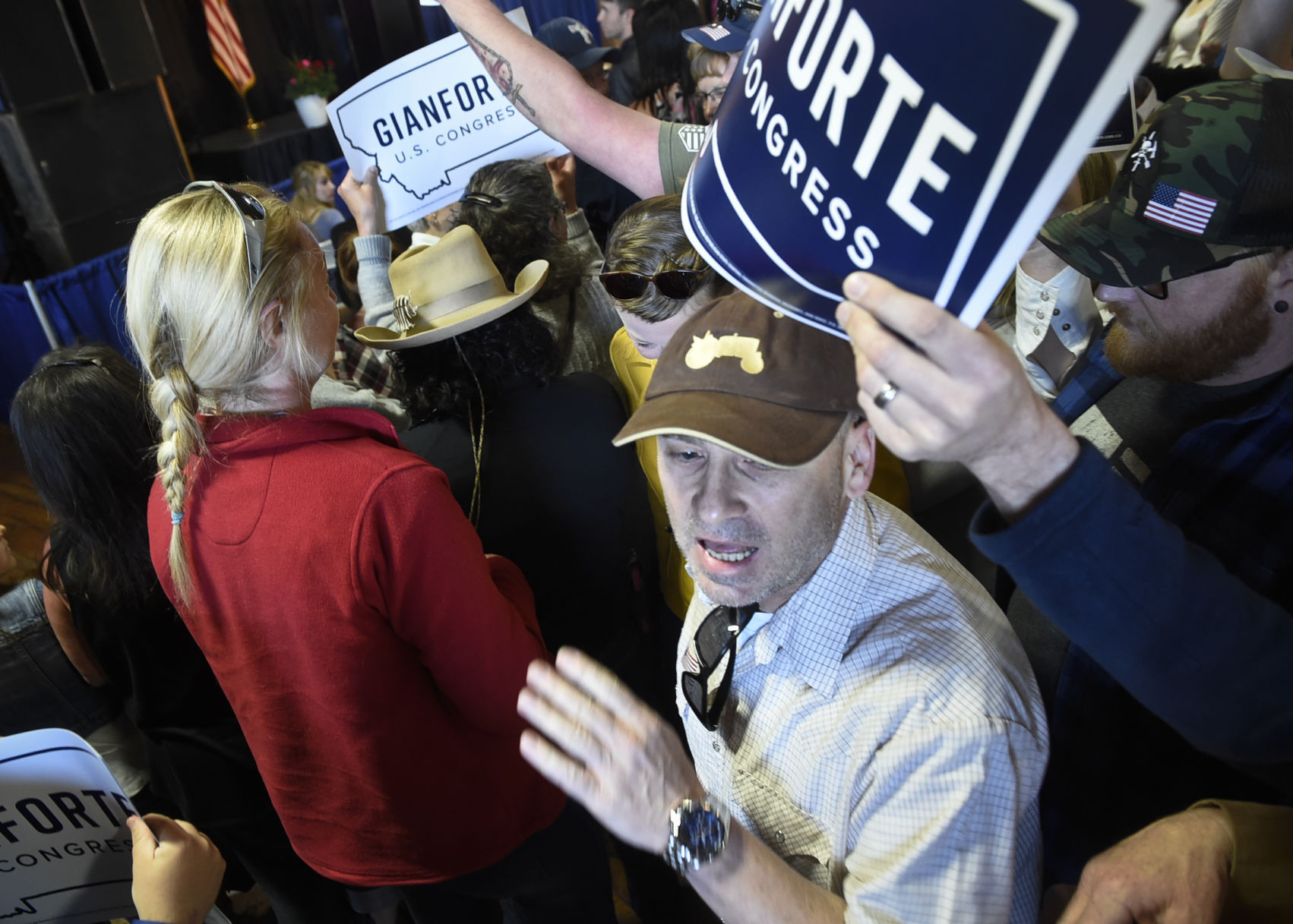 Greg Gianforte rally with Donald Trump Jr.